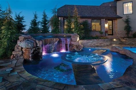 Luxury And Elegant Backyard Pool 27 Luxury Pools Hot Tub Landscaping