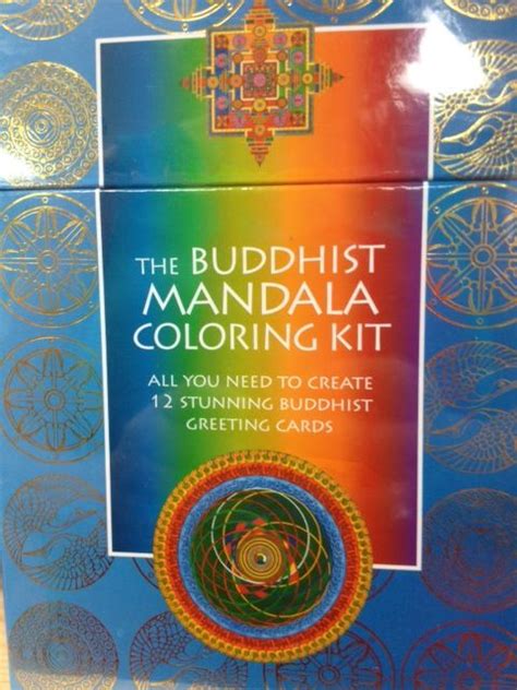 Buddhist Mandala Kit Is Beautiful And Healing Mandala Coloring