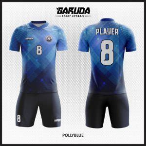Jasa bikin / pembuatan baju futsal & sepak bola printing desain custom. Desain Baju Futsal Printing Pollyblue Model Abstract ...