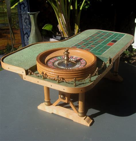 The origins of roulette and its subsequent roulette table is often a strong point of debate between historians. Table Top Roulette Table from Desert Inn Las Vegas at 1stdibs