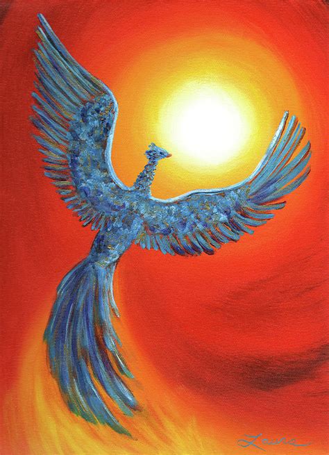 Phoenix Rising Painting By Laura Iverson Fine Art America
