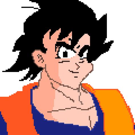 Pixilart Goku Beginning Of Z Portrait By Determinedsoul