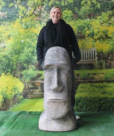 Compare prices and read reviews. head statue of easter island | Garden statues, Easter ...