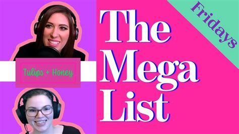 The Mega List Friday March 20th 2020 Youtube