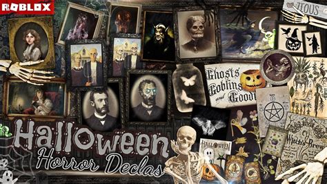 Halloween Decals And Horror Theme Decals Decals Ids Bloxburg Roblox
