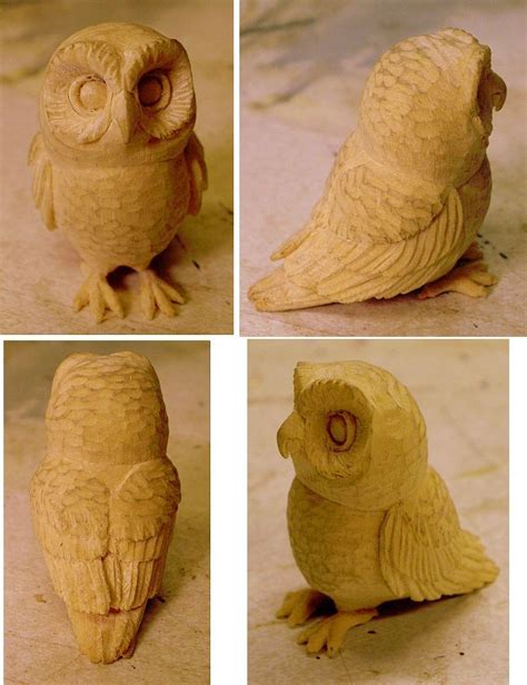Wood Carving A Very Small Owl Wood Carving Patterns Carving Bird
