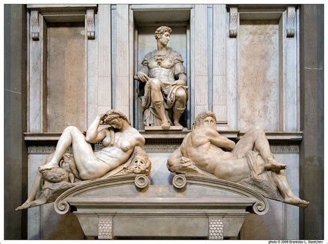 Michelangelo Tomb Of Giuliano De Medici Arte Del Renacimiento