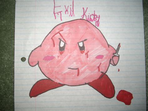 Evil Kirby By Zeldafor On Deviantart