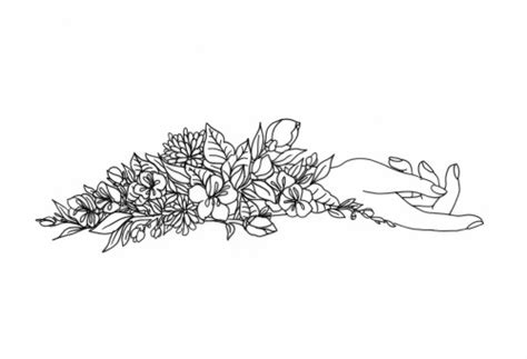 Lotus flower tattoos often symbolize peace and spiritual reawakening. lineart tattoo | Tumblr