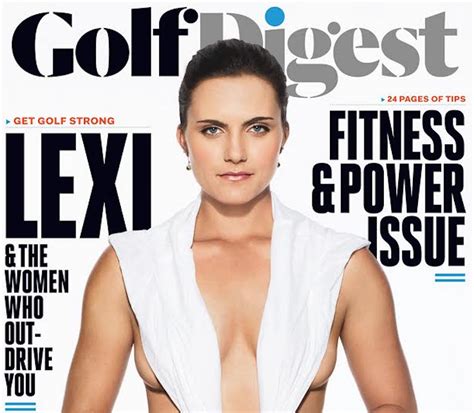 Lexi Thompson Goes Topless For Magazine Cover People Freak Out