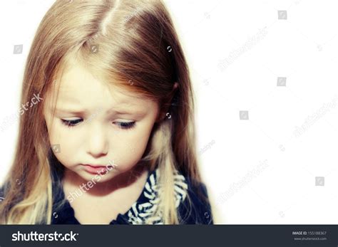 Sad Little Girl Stock Photo 155188367 Shutterstock