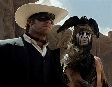 The Lone Ranger Images And Poster Featuring Johnny Depp And Armie