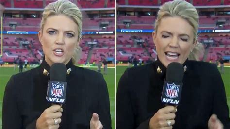 Melissa Stark Nfl Reporter Epic Response To Painful Mishap