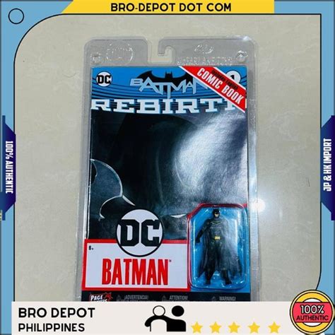 Ready Stocks McFarlane DC DIRECT 3IN FIGURE WITH COMIC WV3 BATMAN