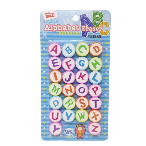Mqfit Alphabet Erasers For Kids 1pc Toys And Games