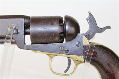 civil war antique colt navy 1851 percussion revolver csa marked 36 013 ancestry guns