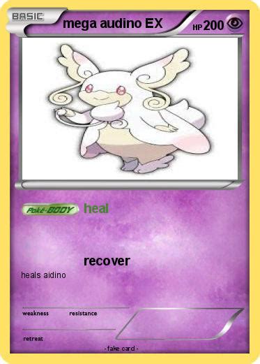 Pokémon Mega Audino Ex Heal My Pokemon Card