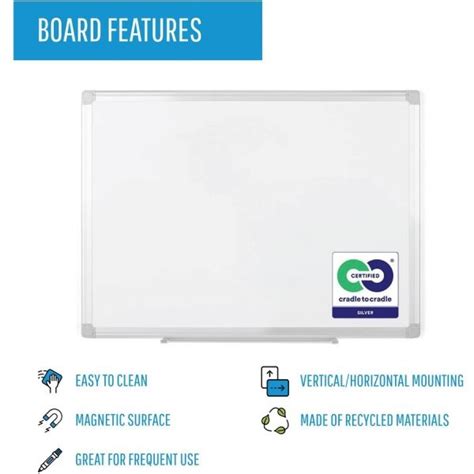 Mastervision Earth Gold Ultra Magnetic Dry Erase Boards 48 X 72 White