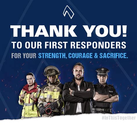 Thank You Our First Responders We Stand Ready To Serve You Haix