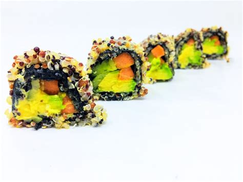 Healthy Vegan Quinoa Sushi Roll Recipe Any Reason Vegans
