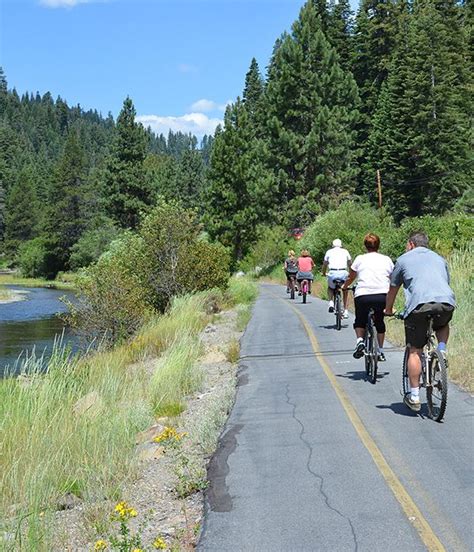The Popular Truckee River Bike Path At Lake Tahoe A Scenic Path Along