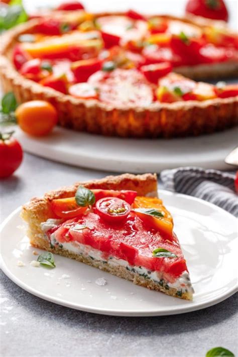 Goat Cheese And Heirloom Tomato Tart Love And Olive Oil Recipe