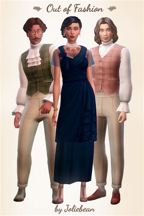 Out Of Fashion A Historic Set Of Clothes Joliebean On Patreon Sims