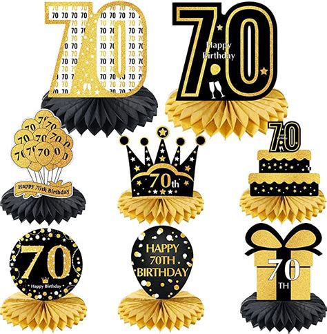 Amazon.com: 70th Birthday Party Centerpieces