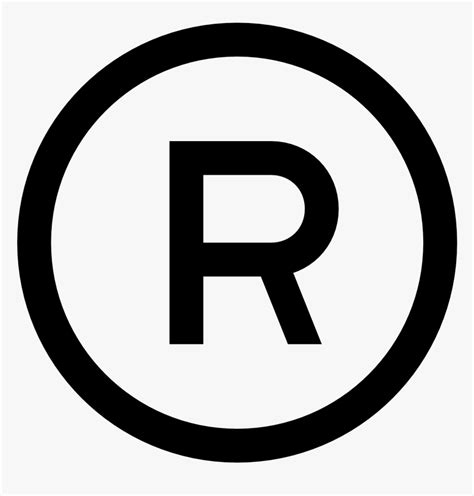 Copyright Symbol R Png Clipart Registered Trademark Symbol Png