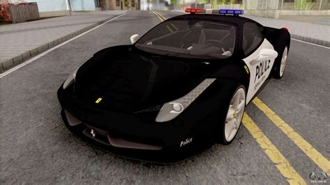Ferrari 458 Italia 2015 Police Car Para Gta San Andreas