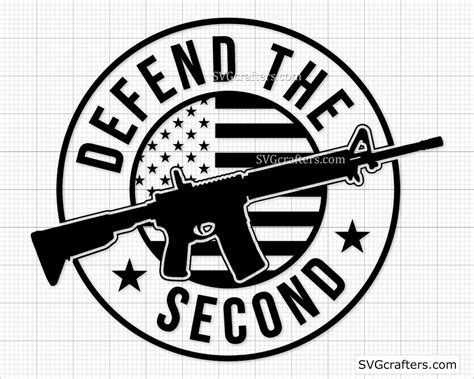 Nd Amendment Svg Second Amendment Svg Gun Svg Patriotic Etsy