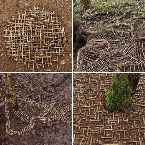 Sticks And Stones Land Artist Shapes Natural Objects Into Organic