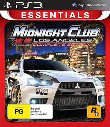 Midnight Club Los Angeles Police Car Pack Box Shot For Playstation 3