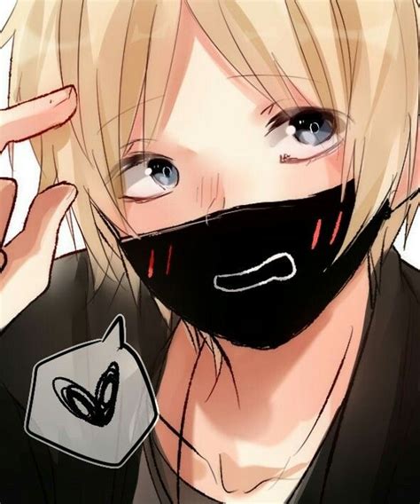 Anime Boy With Half Mask Manga Cute Manga Boy Manga Anime Anime Boys