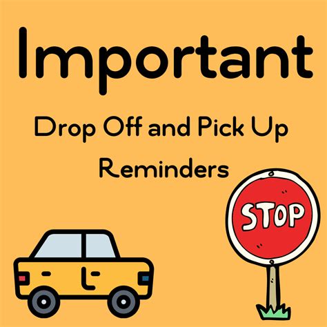 Reminders About Drop Off And Pick Up • Escuela Del Sol Montessori