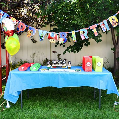 Super Mario Bros Birthday Party With Free Printables