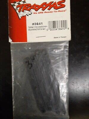 VINTAGE TRAXXAS 3641 CAMBER LINKSNON ADJUSTABLE FRONT AND REAR