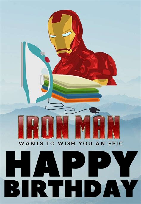 Descobrir Imagem Happy Birthday Iron Man Br Thptnganamst Edu Vn