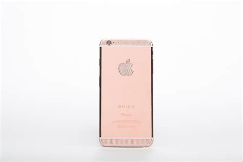 Lux Iphone 6 Plus Pink Gold Diamonds Select White 128gb