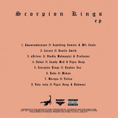Dj Maphorisa And Kabza De Small Scorpion Kings Ep House Music Forever
