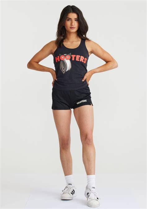 Hooters Girl Outfit Black Costume