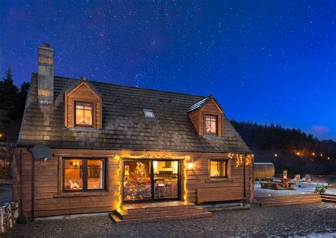 Snowy River Lodge Log Cabin With Hot Tub Aviemore