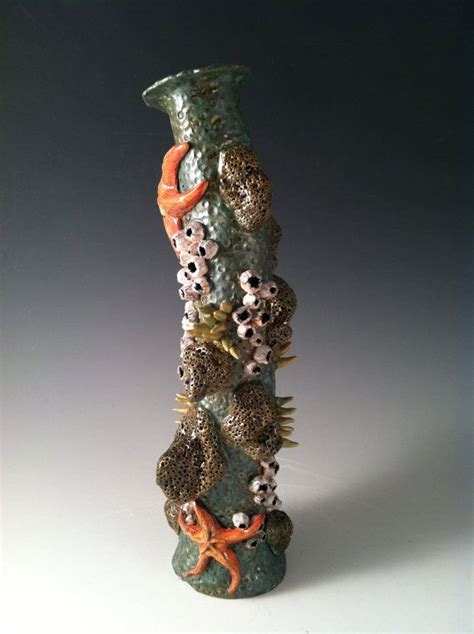 Ceramic Ocean Sculpture Vase By Artsbyrachel On Etsy 16000 Nature