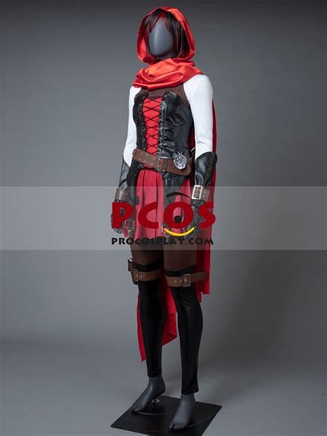 Anime Rwby Volume7 Season 7 Red Ruby Rose Cosplay Costume For Girls
