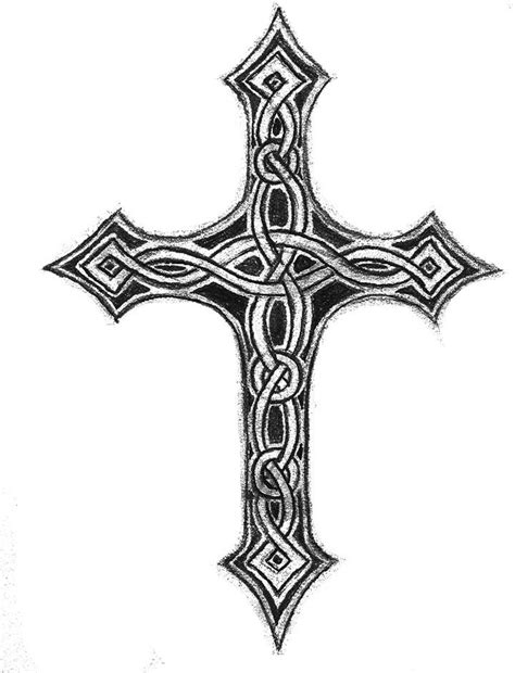 So cross drawings is definitely a theme worth to consider. Celtic Cross by Flockie on DeviantArt