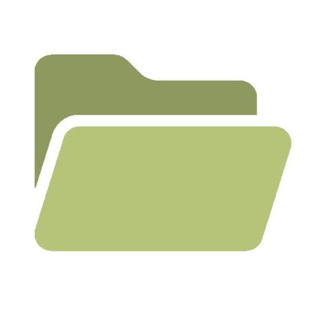 Sage Green Folder Icon In 2022 Green Folder Folders Sage Green