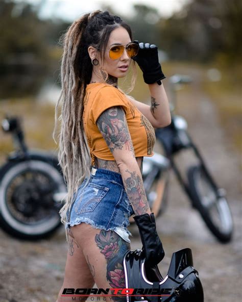 Biker Babe Velvet Queen 48 Born To Ride Motorcycle Magazine