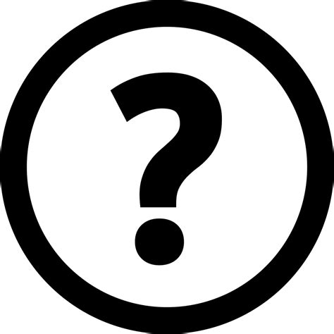 Question Mark In Circle Transparent Png Stickpng