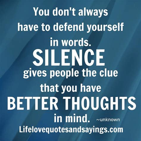 Quotes About Defending Yourself Quotesgram