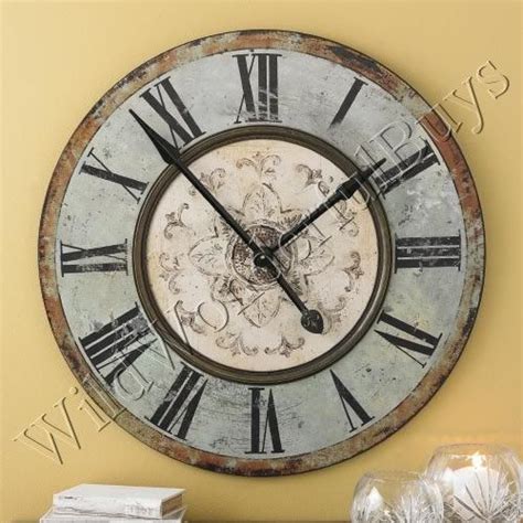 Over Fireplace Large Wooden Wall Clock Wooden Walls Wall Clock